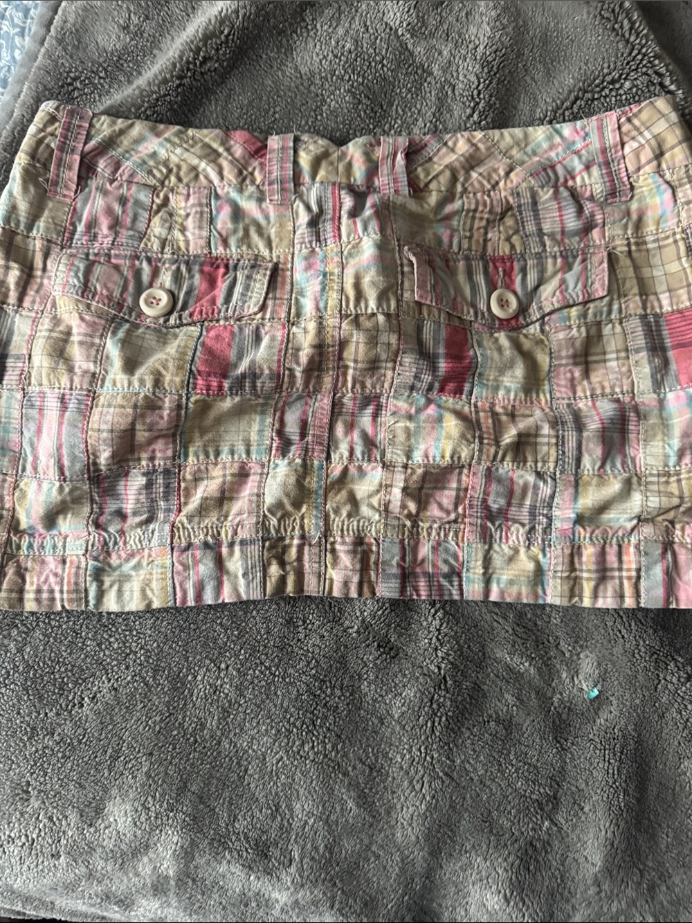 Plaid mini skirt - Picture 3 of 3